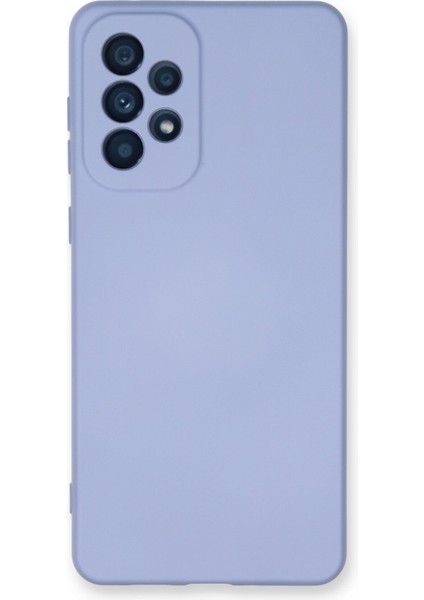 Samsung Galaxy A53 5g Kılıf Nano Içi Kadife Silikon - Lila