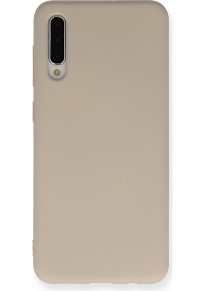 Happycase Samsung Galaxy A50S Kılıf Nano Içi Kadife  Silikon - Bej