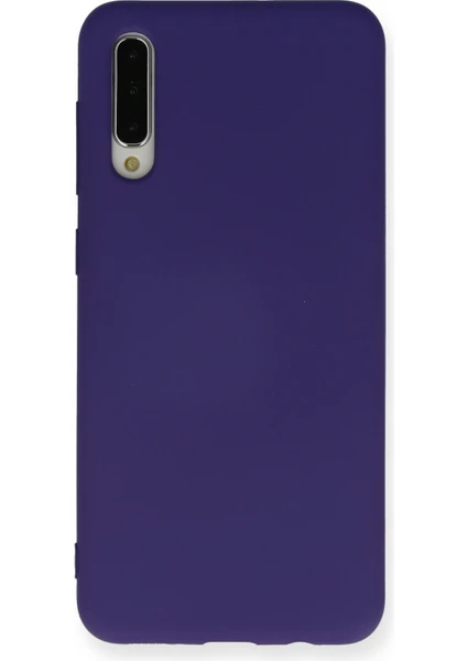 Happycase Samsung Galaxy A30S Kılıf Nano Içi Kadife  Silikon - Mor