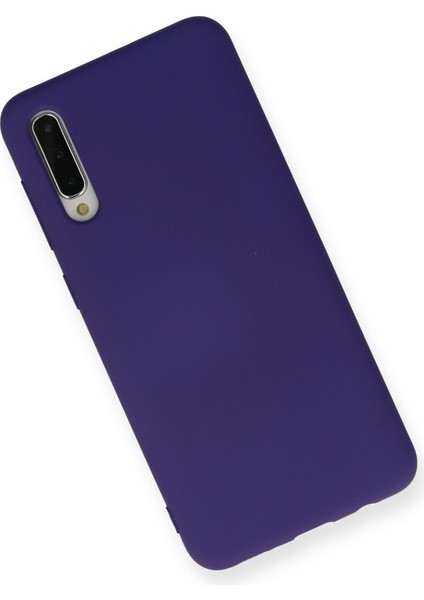 Happycase Samsung Galaxy A50S Kılıf Nano Içi Kadife  Silikon - Mor