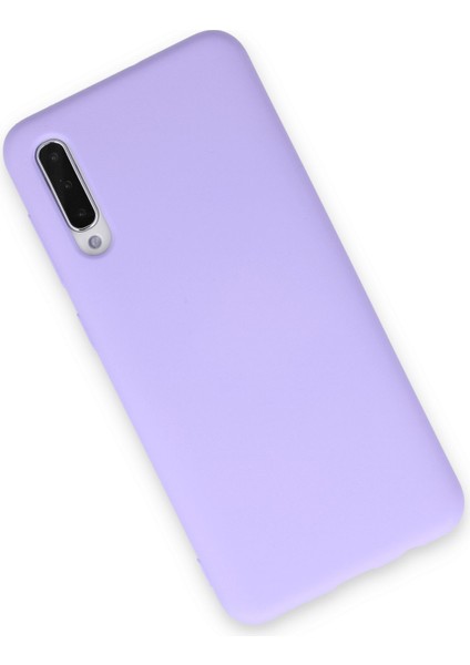 Happycase Samsung Galaxy A50 Kılıf Nano Içi Kadife  Silikon - Lila