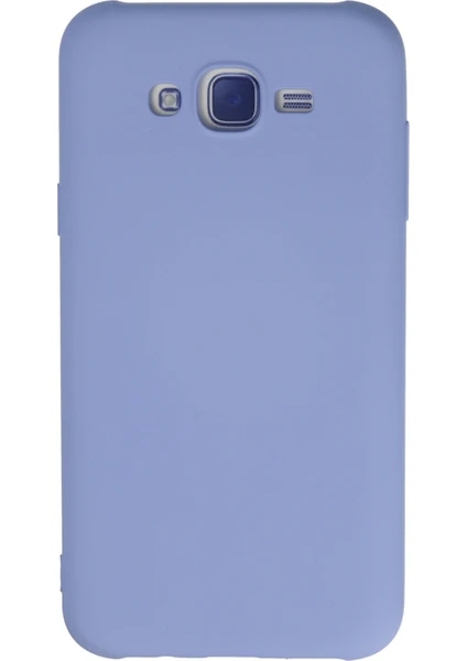 Happycase Samsung Galaxy J7 Kılıf Nano Içi Kadife  Silikon - Lila