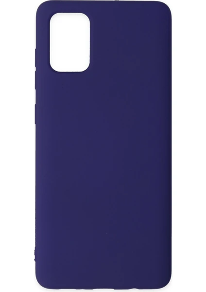 Happycase Samsung Galaxy A71 Kılıf Nano Içi Kadife  Silikon - Mor