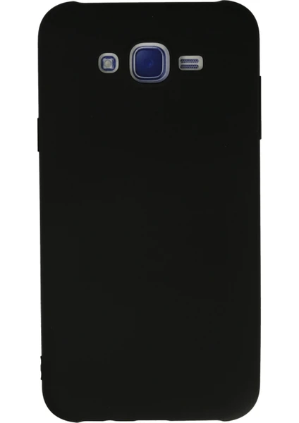 Happycase Samsung Galaxy J7 Kılıf Nano Içi Kadife  Silikon - Siyah