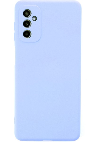 Samsung Galaxy M52 5g Kılıf Nano Içi Kadife Silikon - Lila