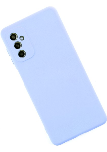 Samsung Galaxy M52 5g Kılıf Nano Içi Kadife Silikon - Lila