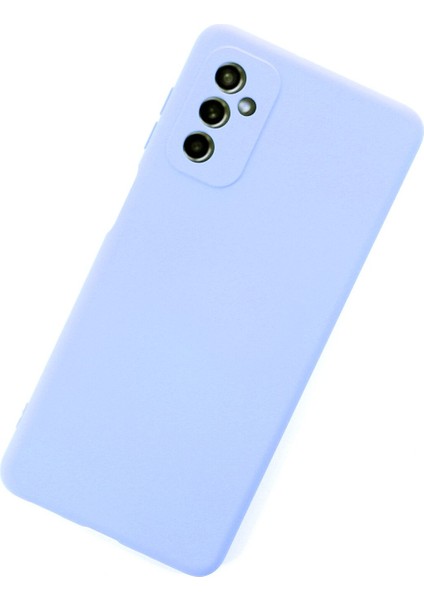 Samsung Galaxy M52 5g Kılıf Nano Içi Kadife Silikon - Lila