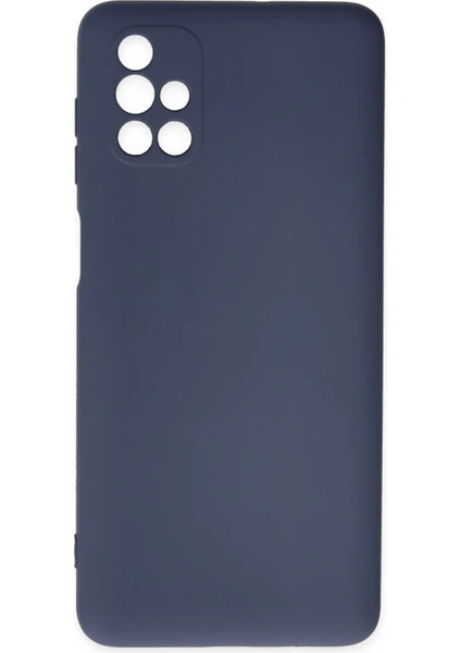 Happycase Samsung Galaxy M51 Kılıf Nano Içi Kadife  Silikon - Gri