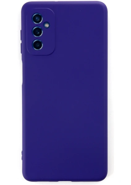 Happycase Samsung Galaxy M52 5g Kılıf Nano Içi Kadife  Silikon - Mor