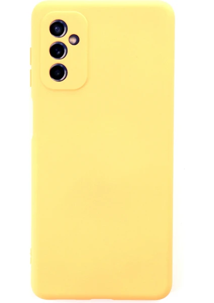 Happycase M52 5g Kılıf Nano Içi Kadife  Silikon - Sarı