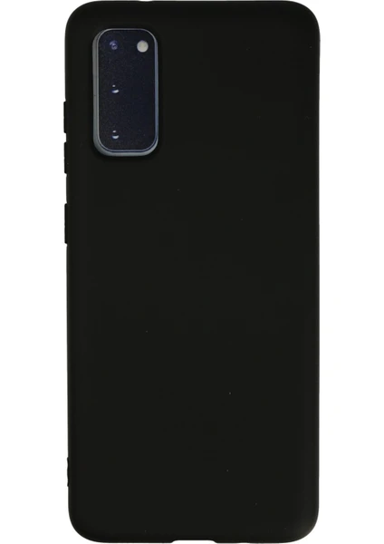 Happycase Samsung Galaxy S20 Kılıf Nano Içi Kadife  Silikon - Siyah