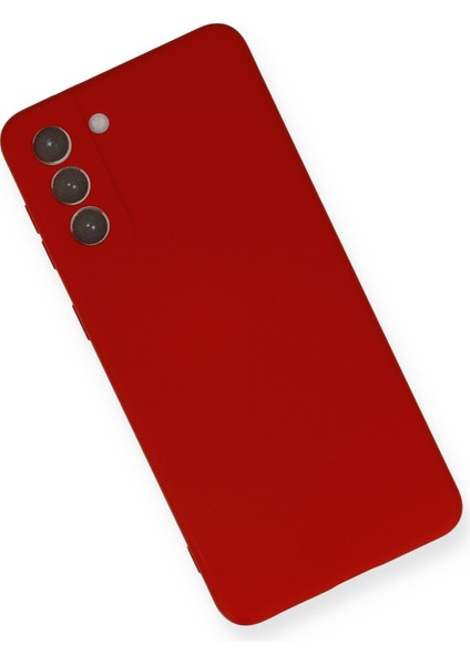 Happycase Samsung Galaxy S21 Plus Kılıf Nano Içi Kadife  Silikon - Kırmızı