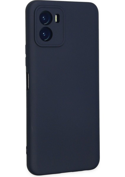 Vivo Y15S Kılıf Nano Içi Kadife Silikon - Lacivert modelleri