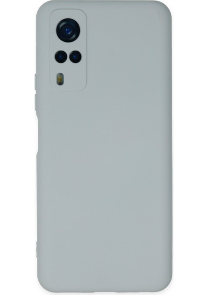 Happycase Vivo Y53S Kılıf Nano Içi Kadife  Silikon - Buz Mavisi