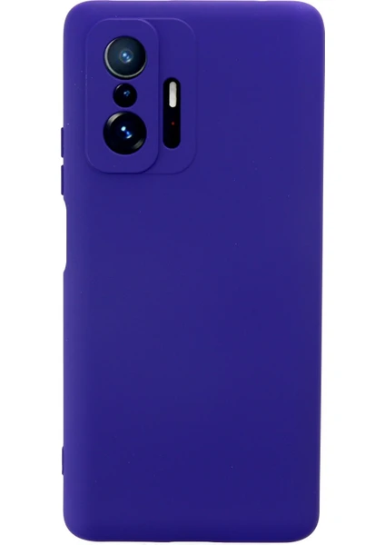 Happycase Xiaomi Mi 11T Kılıf Nano Içi Kadife  Silikon - Mor