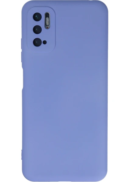 Happycase Xiaomi Poco M3 Pro Kılıf Nano Içi Kadife  Silikon - Lila