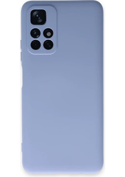 Happycase Xiaomi Poco M4 Pro 5g Kılıf Nano Içi Kadife  Silikon - Lila