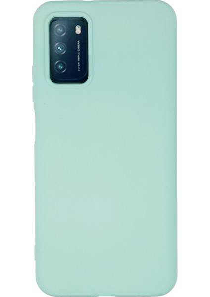 Xiaomi Pocophone M3 Kılıf Nano Içi Kadife Silikon - Turkuaz
