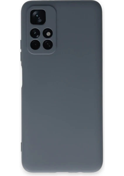 Happycase Xiaomi Poco M4 Pro 5g Kılıf Nano Içi Kadife  Silikon - Gri