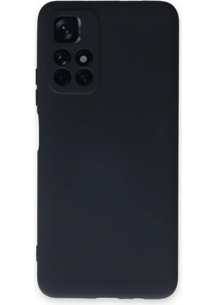 Happycase Xiaomi Poco M4 Pro 5g Kılıf Nano Içi Kadife  Silikon - Lacivert