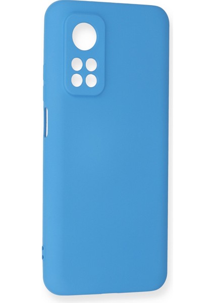 Xiaomi Mi 10T Pro Kılıf Nano Içi Kadife Silikon - Mavi