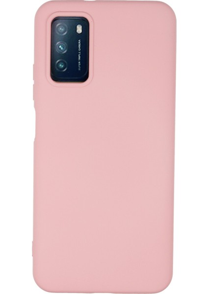 Xiaomi Pocophone M3 Kılıf Nano Içi Kadife Silikon - Pudra