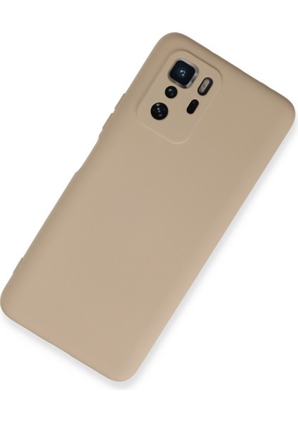 Xiaomi Poco X3 Gt Kılıf Nano Içi Kadife Silikon - Pudra