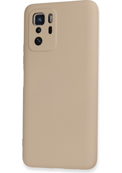 Xiaomi Poco X3 Gt Kılıf Nano Içi Kadife Silikon - Pudra