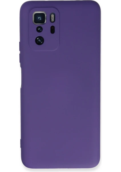 Happycase Xiaomi Poco X3 Gt Kılıf Nano Içi Kadife  Silikon - Mor