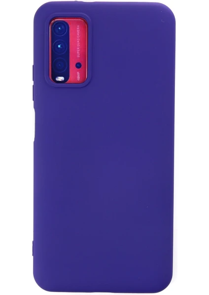 Happycase Xiaomi Redmi 9t Kılıf Nano Içi Kadife  Silikon - Mor