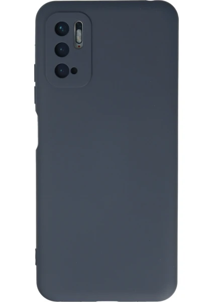 Happycase Xiaomi Redmi Note 10 5g Kılıf Nano Içi Kadife  Silikon - Gri