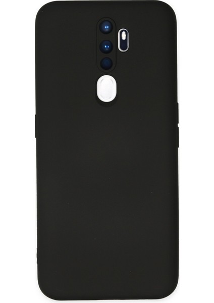 Oppo A9 2020 Kılıf Nano Içi Kadife Silikon - Siyah