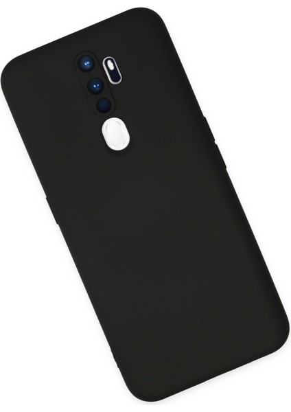 Oppo A9 2020 Kılıf Nano Içi Kadife Silikon - Siyah