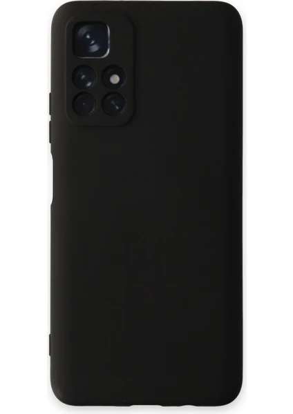 Happycase Xiaomi Poco M4 Pro 5g Kılıf Nano Içi Kadife  Silikon - Siyah