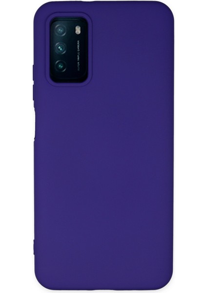 Xiaomi Pocophone M3 Kılıf Nano Içi Kadife Silikon - Mor