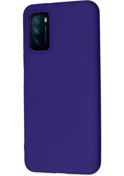 Xiaomi Pocophone M3 Kılıf Nano Içi Kadife Silikon - Mor modelleri