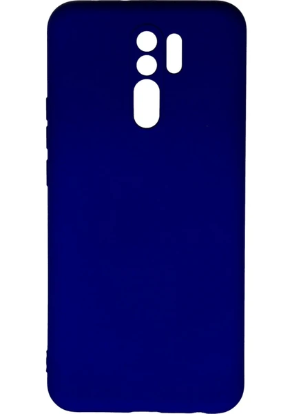 Happycase Xiaomi Redmi 9 Kılıf Nano Içi Kadife  Silikon - Lacivert