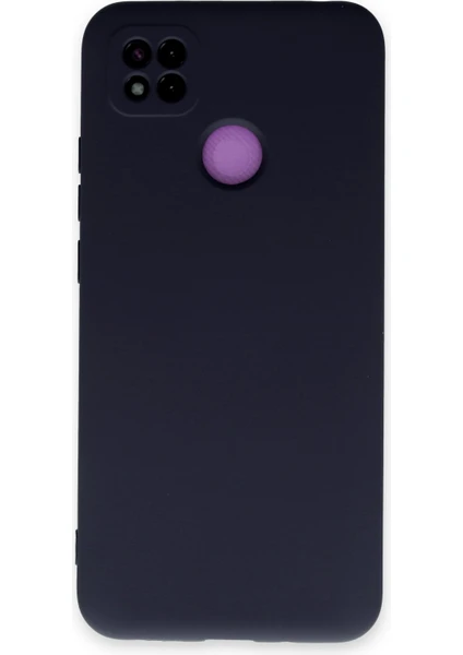 Happycase Xiaomi Redmi 9c Kılıf Nano Içi Kadife  Silikon - Lacivert