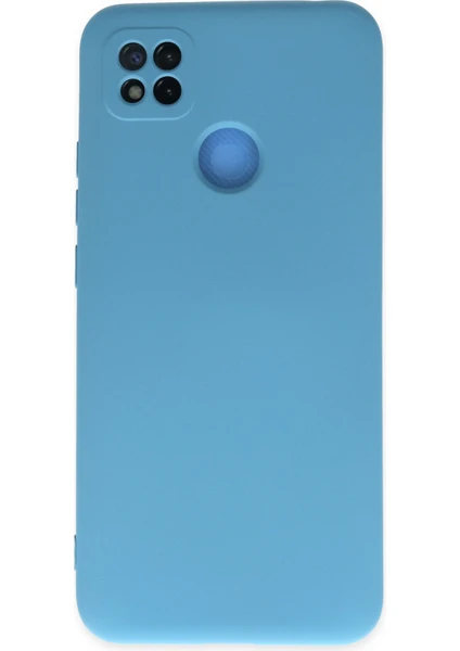 Happycase Xiaomi Redmi 9c Kılıf Nano Içi Kadife  Silikon - Mavi