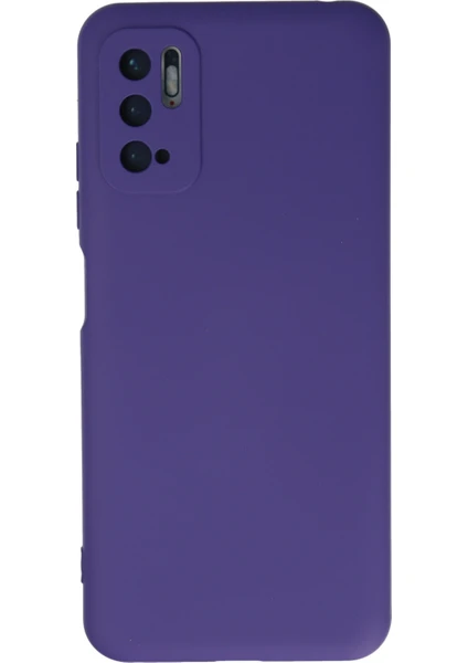 Happycase Xiaomi Redmi Note 10 5g Kılıf Nano Içi Kadife  Silikon - Mor