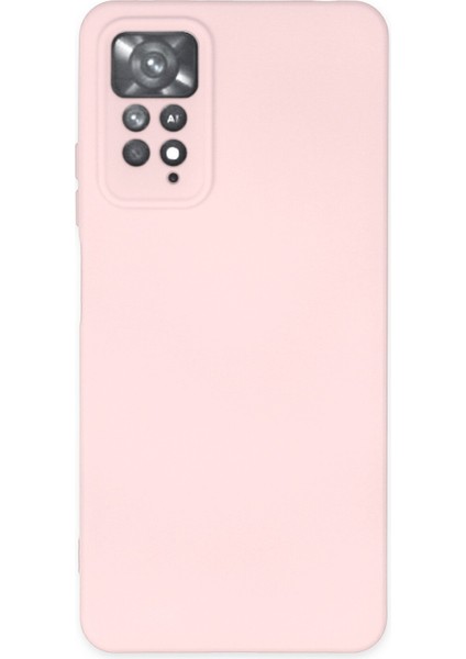 Xiaomi Redmi Note 11 Pro Kılıf Nano Içi Kadife Silikon - Pudra