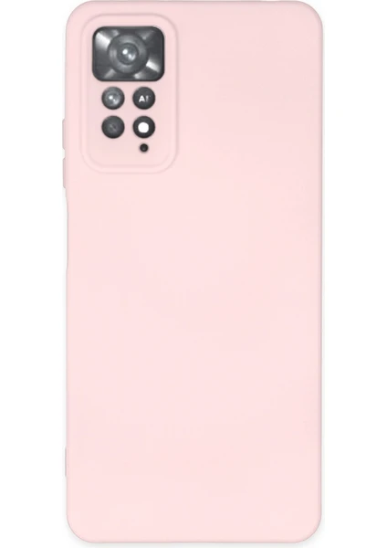 Happycase Xiaomi Redmi Note 11 Pro Kılıf Nano Içi Kadife  Silikon - Pudra