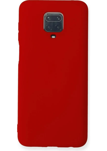 Happycase Xiaomi Redmi Note 9 Pro Kılıf Nano Içi Kadife  Silikon - Kırmızı