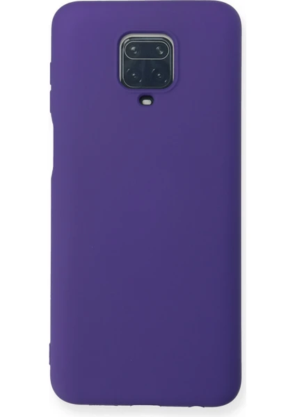 Happycase Xiaomi Redmi Note 9s Kılıf Nano Içi Kadife  Silikon - Mor