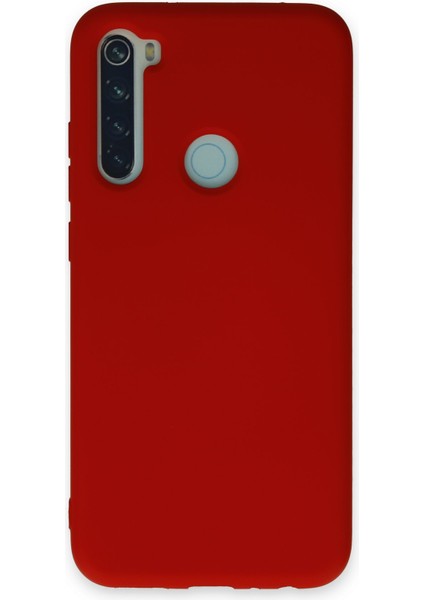 Xiaomi Redmi Note 8 Kılıf Nano Içi Kadife Silikon - Kırmızı