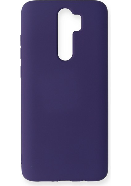Xiaomi Redmi Note 8 Pro Kılıf Nano Içi Kadife Silikon - Mor