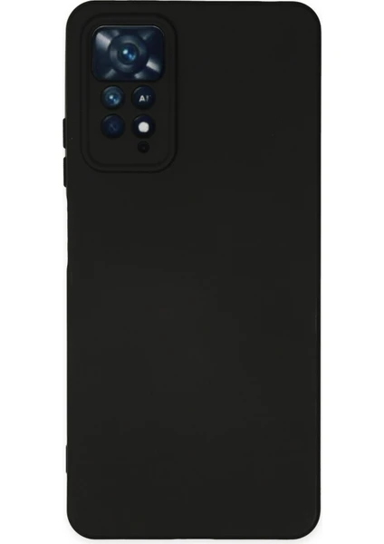 Happycase Xiaomi Redmi Note 11 Pro Kılıf Nano Içi Kadife  Silikon - Siyah