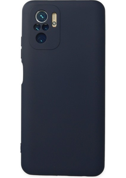 Happycase Xiaomi Redmi Note 10 Kılıf Nano Içi Kadife  Silikon - Lacivert