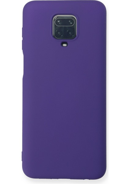 Happycase Xiaomi Redmi Note 9 Pro Kılıf Nano Içi Kadife  Silikon - Mor