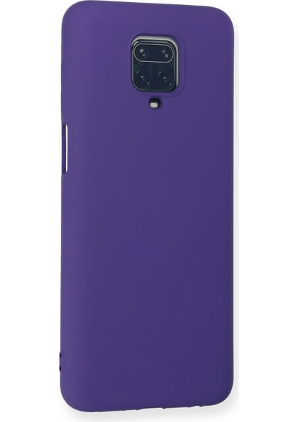 Happycase Xiaomi Redmi Note 9 Pro Kılıf Nano Içi Kadife  Silikon - Mor